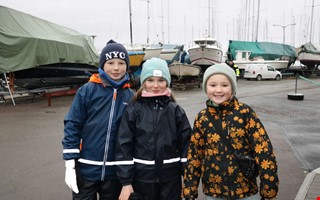 Tomtevarning i Sand� hamn 