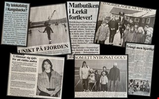 Fr 30 r sedan  nytt kulturhus och isig fjord 