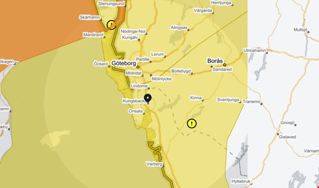 SMHI varnar fr ovder  rejlt blsig fredag vntar