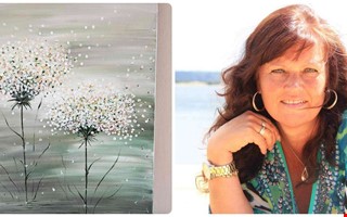 Susanne gillar att skapa med h�nderna