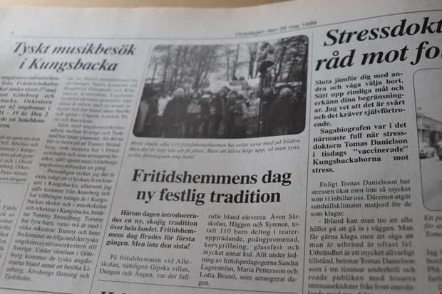 Fr 25 r sedan: Premir fr Fritidshemmens dag 