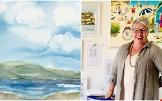 Lena vill att hennes konst ska f�rmedla en k�nsla