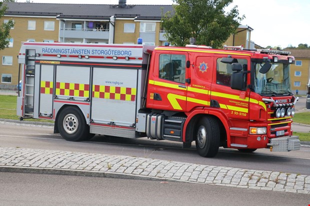 Larm om brand var kontrollerad eldning