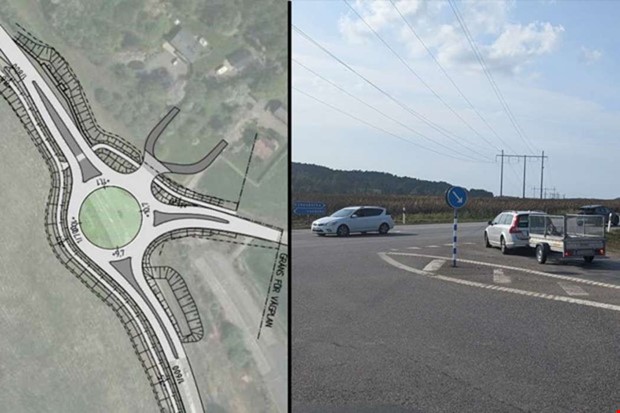 Köer och sänkt hastighet väntar på Varbergsvägen Köer och sänkt hastighet väntar på Varbergsvägen