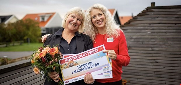 Hon fr fem r med guldkant efter miljonvinsten