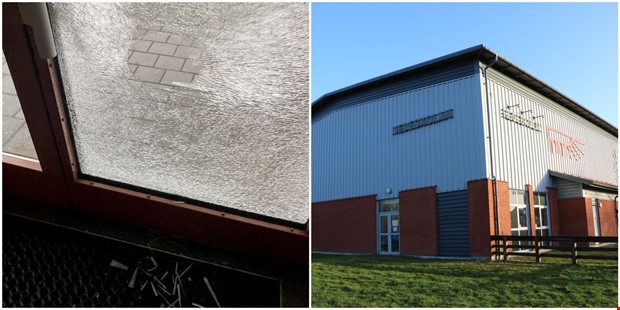 Skadegörelse på skola – elev krossade ruta Skadegörelse på skola – elev krossade ruta