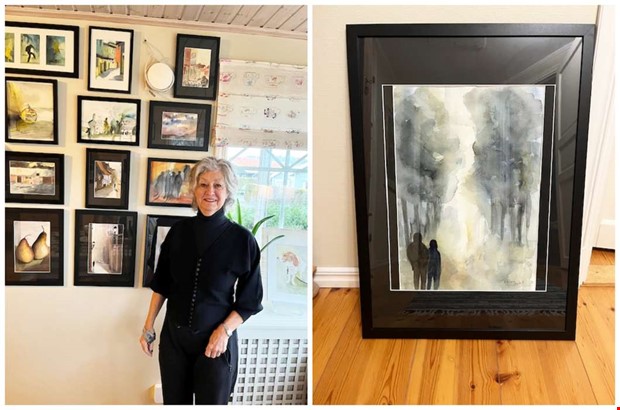 Veckans konstnär: Ingbritt gillar akvarellens vilja Veckans konstnär: Ingbritt gillar akvarellens vilja