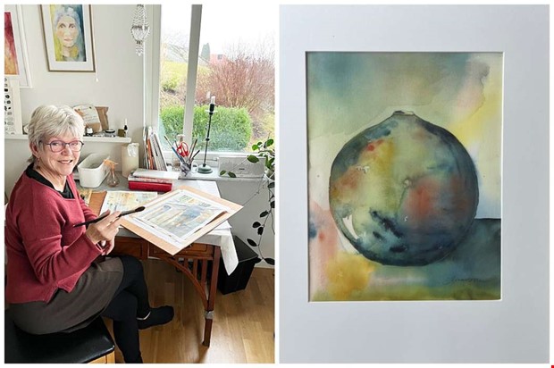 Veckans konstnär: Ingela älskar akvarellens sätt att överraska  Veckans konstnär: Ingela älskar akvarellens sätt att överraska