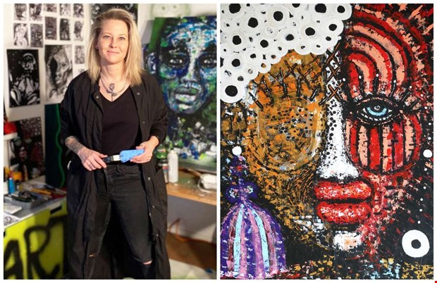 Veckans konstnär: Susanne inspireras av natur och graffiti Veckans konstnär: Susanne inspireras av natur och graffiti