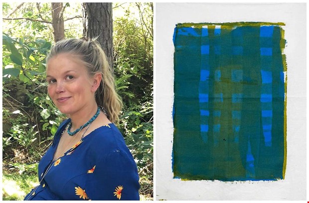 Veckans konstnär Hanna vill utveckla sitt textila arbete Veckans konstnär Hanna vill utveckla sitt textila arbete