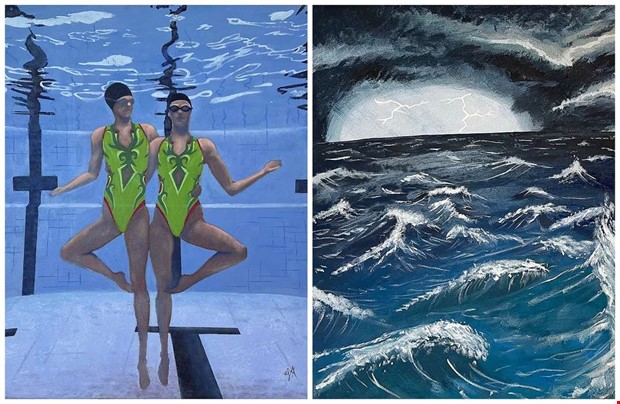 Veckans konstn�r Sara vill ha konsten n�rvarande i sitt liv