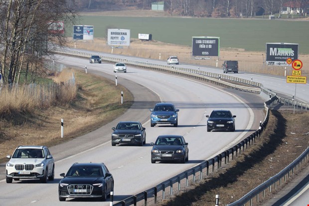Stillastående personbil påverkade trafiken på E6 Stillastående personbil påverkade trafiken på E6