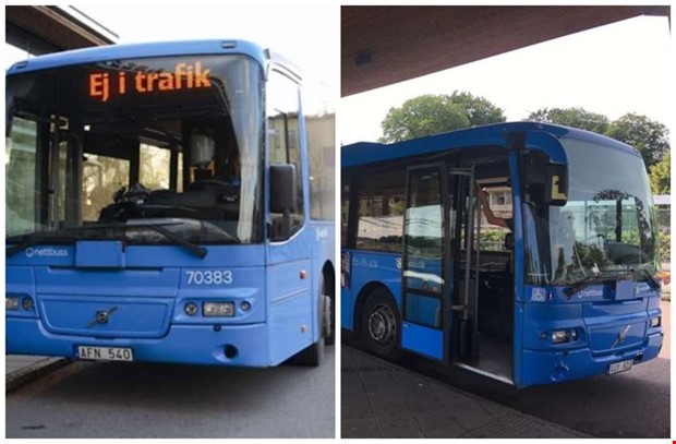 Buss fick stopp på väg 158 – stor påverkan Buss fick stopp på väg 158 – stor påverkan