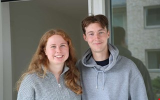 Alice och Valter var frst p plats i nya lgenheterna