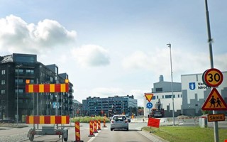 Arbetet klart  trafiken flyter som vanligt p viktiga leden