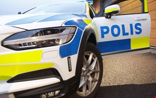 Man gripen efter att ha krt in i mur