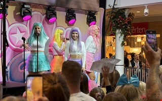 Hgt tryck p frgglada gruppens konsert 