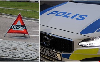 Cyklist i trafikolycka med bil  frdes till sjukhus