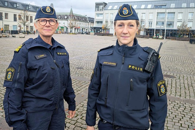 S jobbar lokala polisen med tjejer i gngvrlden