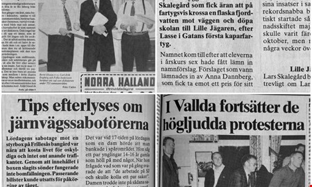 30 r sedan: Hgljudda protester och jakt p sabotrer