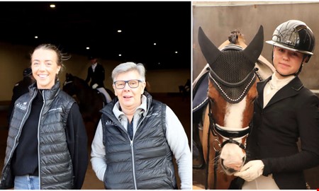 Lag-SM i ponnydressyr arrangerades p ridklubben