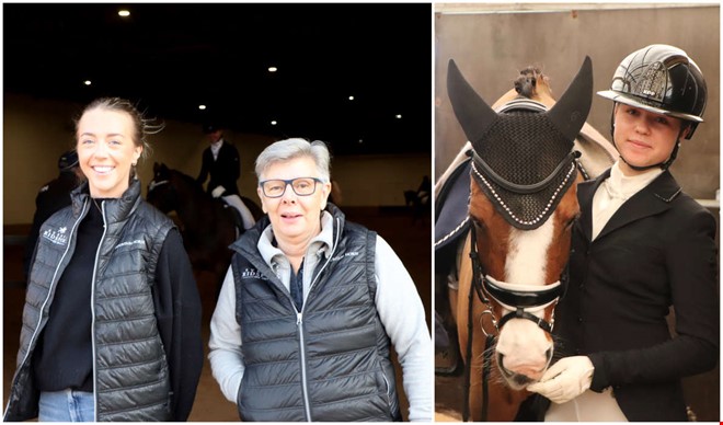 Lag-SM i ponnydressyr arrangerades p ridklubben