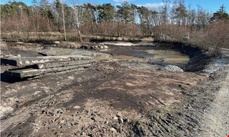 Markgare polisanmld efter grvningar i naturreservat