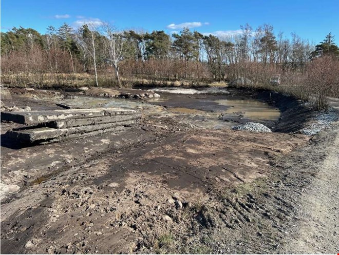 Markgare polisanmld efter grvningar i naturreservat