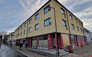 Efter tta r  plt p huset i innerstaden blev puts