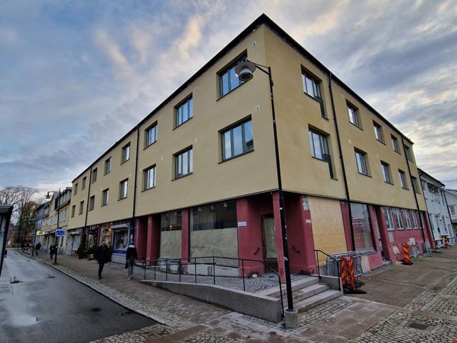 Efter tta r  plt p huset i innerstaden blev puts