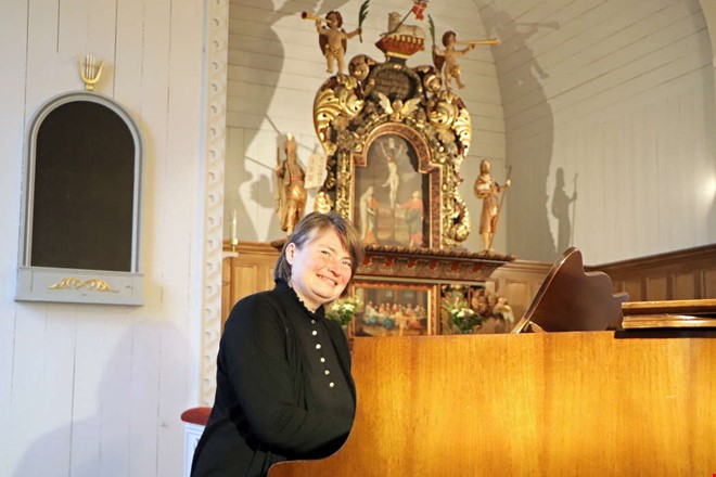 Premir fr Majvors verk under krkvll i kyrkan 