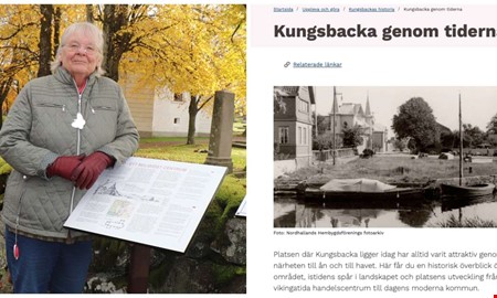 Kungsbackas historia kan bli broschyr fr turister