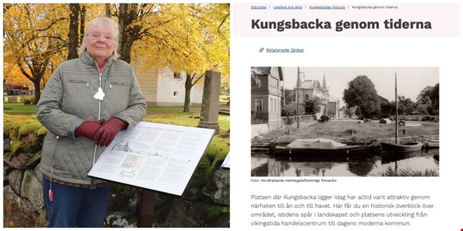 Kungsbackas historia kan bli broschyr fr turister