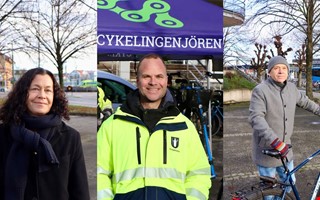 De byter bilen mot cykel – trampar till jobbet i vinter