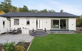 Villa med ppen spis och pool vckte stort intresse
