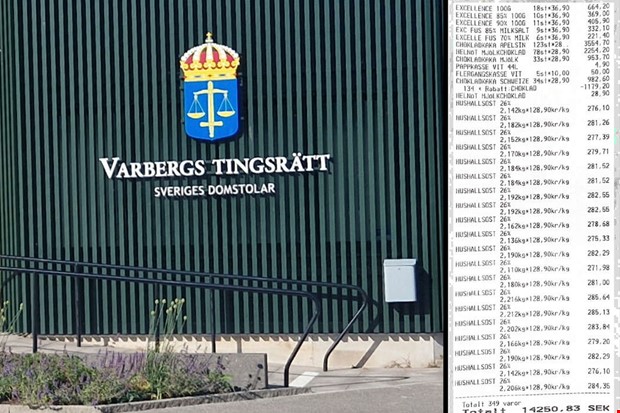 Duo kpte en dricka  stal varor fr 14 000 kronor 