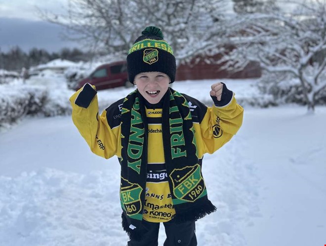 Mt den ovntade Frillesssupportern 