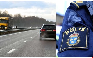 Vinglig frd p E6 avsljade narkotika och kontanter