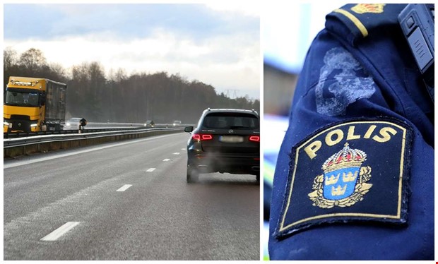 Vinglig frd p E6 avsljade narkotika och kontanter