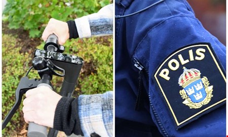 Elsparkcykelfrare pkrd  misstnks fr brott