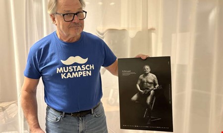 Efter prostatacancer  Johnny deltar i Mustaschkampen 