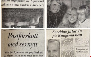 50 r sedan: Brand i A-hus och rets lucia