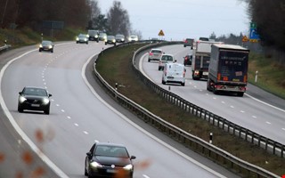 Man dms  krde 48 kilometer ver grnsen p E6 