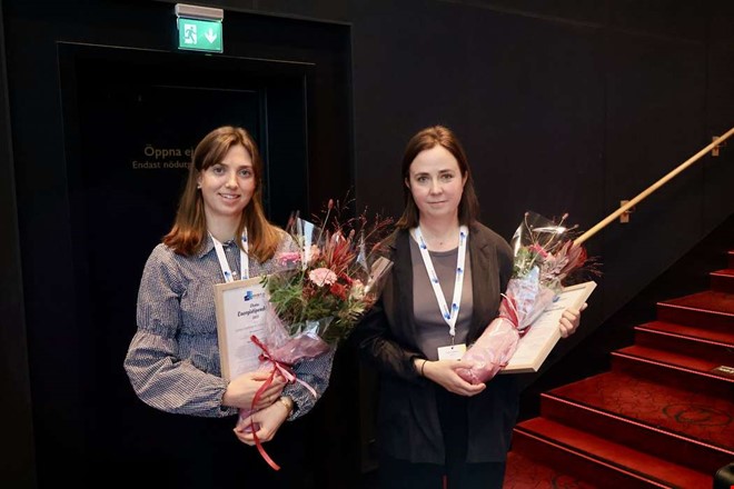 Eksta hyllade studenter  delade ut 65 000 kronor