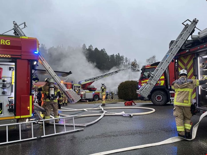 Brand i villa: 