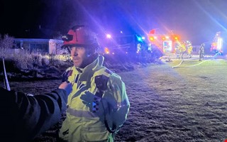 Rddningsledaren om insatsen vid villabranden