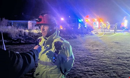 Rddningsledaren om insatsen vid villabranden