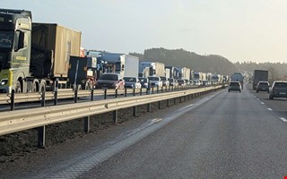 Vgarbete p E6  kilometerlnga ker