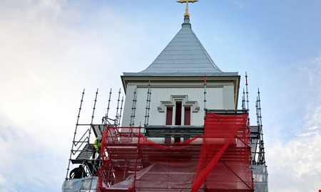 Frsamling krvs p avgift fr renovering av kyrkan 