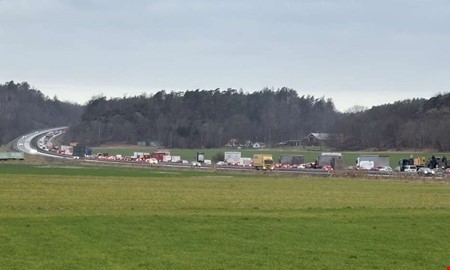 Bilbrand p E6  lnga ker